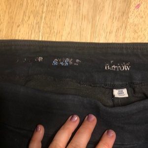 Black pull dress pants